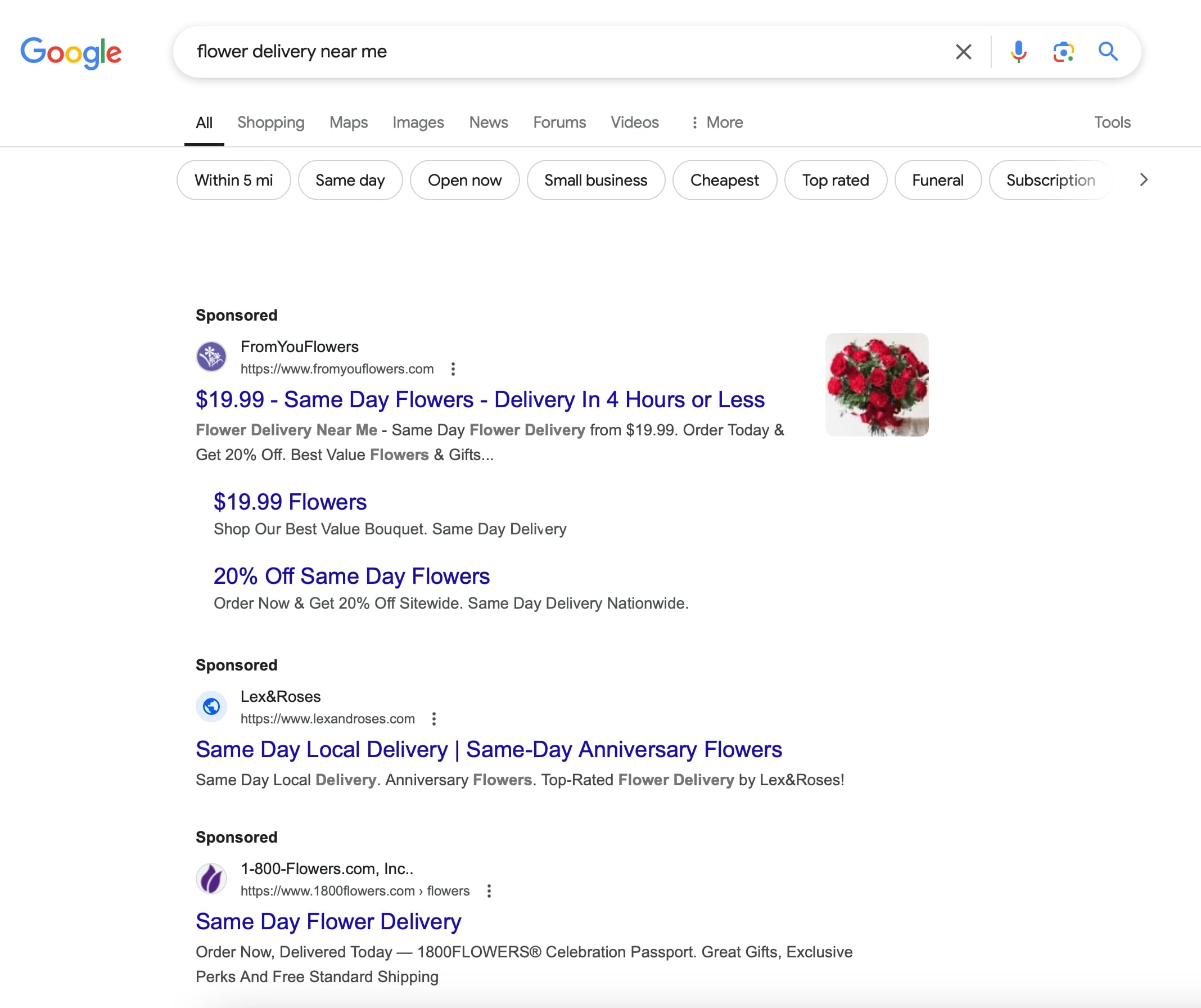 google ads search example google ads search example